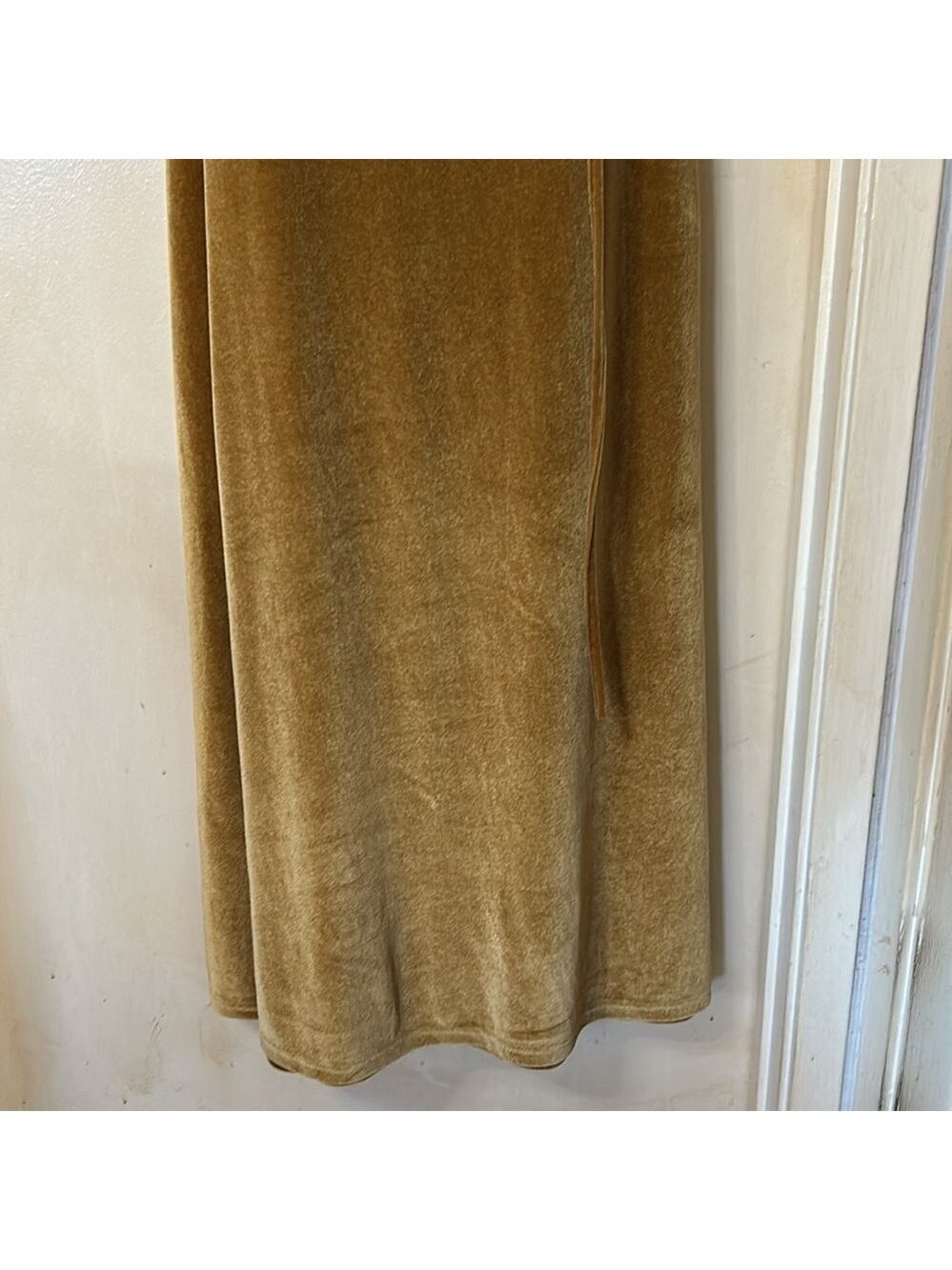 Baltic Born bronze velvet wraparound maxi dress size S - Picture 5 of 11